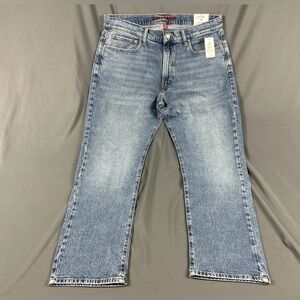 Lucky Brand Jeans 410 Athletic Straight 36 x 30 Blue Cotton Spandex